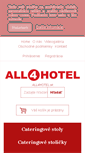 Mobile Screenshot of all4hotel.sk